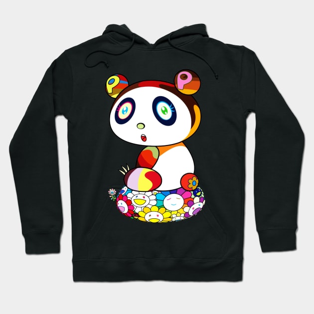 TAKASHI MURAKAMI HAPPY BEAR Hoodie by lacosink